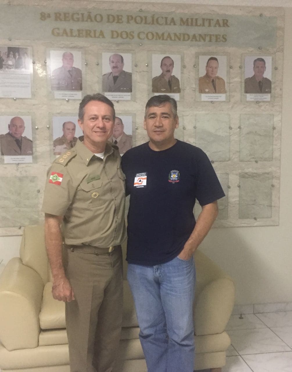 Defesa Civil e comando regional da PM estabelecem trabalho conjunto