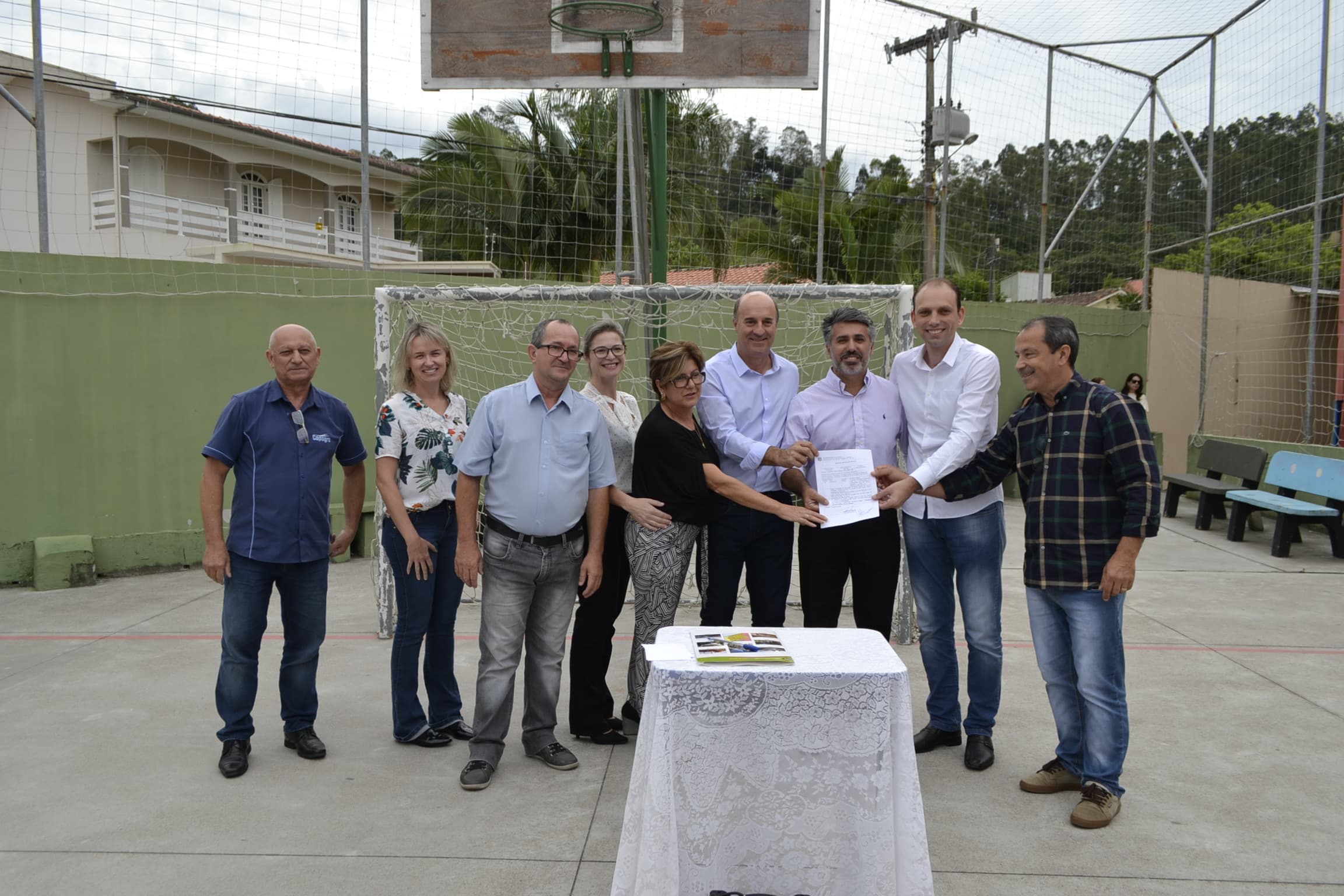 Escola do Monte Castelo ganhará quadra coberta