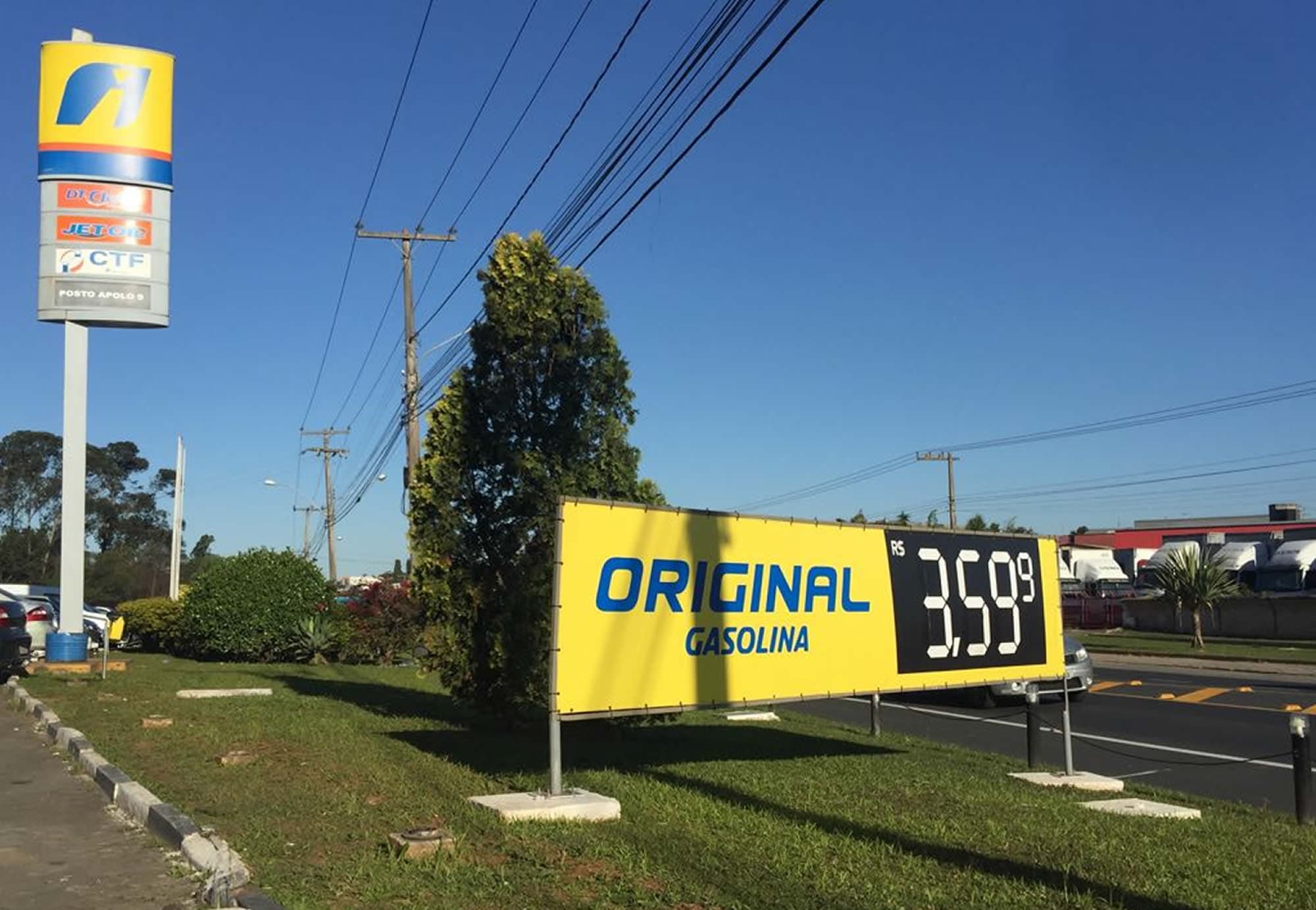 Na região de Criciúma, gasolina chega a custar R$ 0,60 a menos que em postos de Tubarão