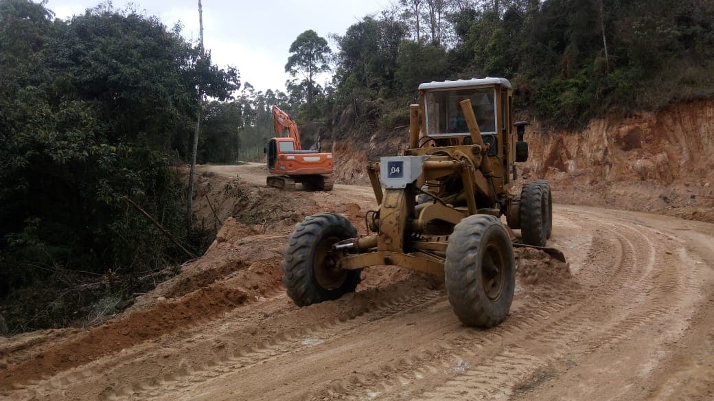 Estrada Geral de Barra do Norte recebe melhorias
