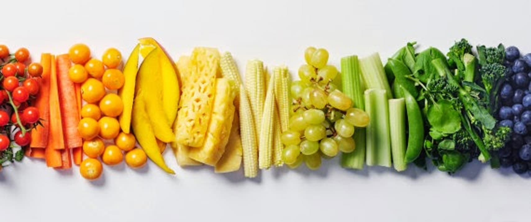 Os alimentos e suas cores…