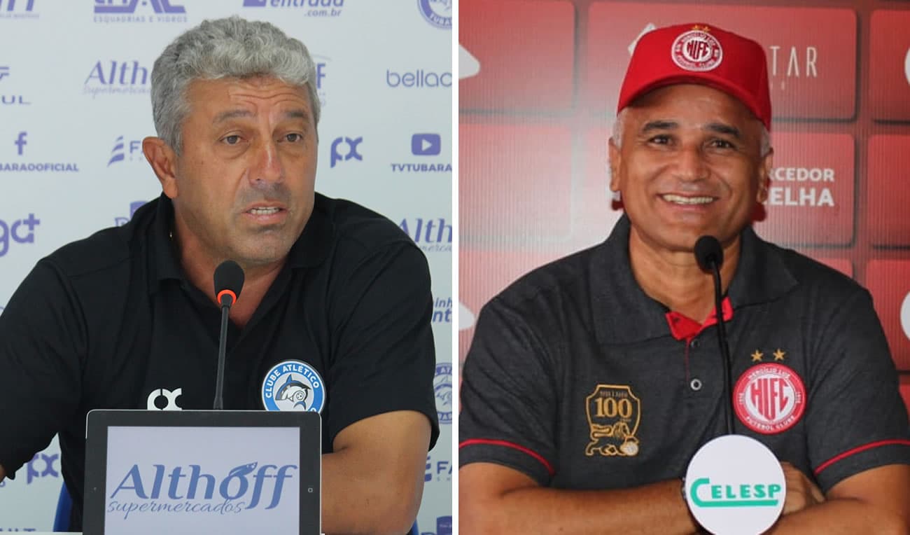 Tubarão e Hercílio Luz apresentam novos treinadores