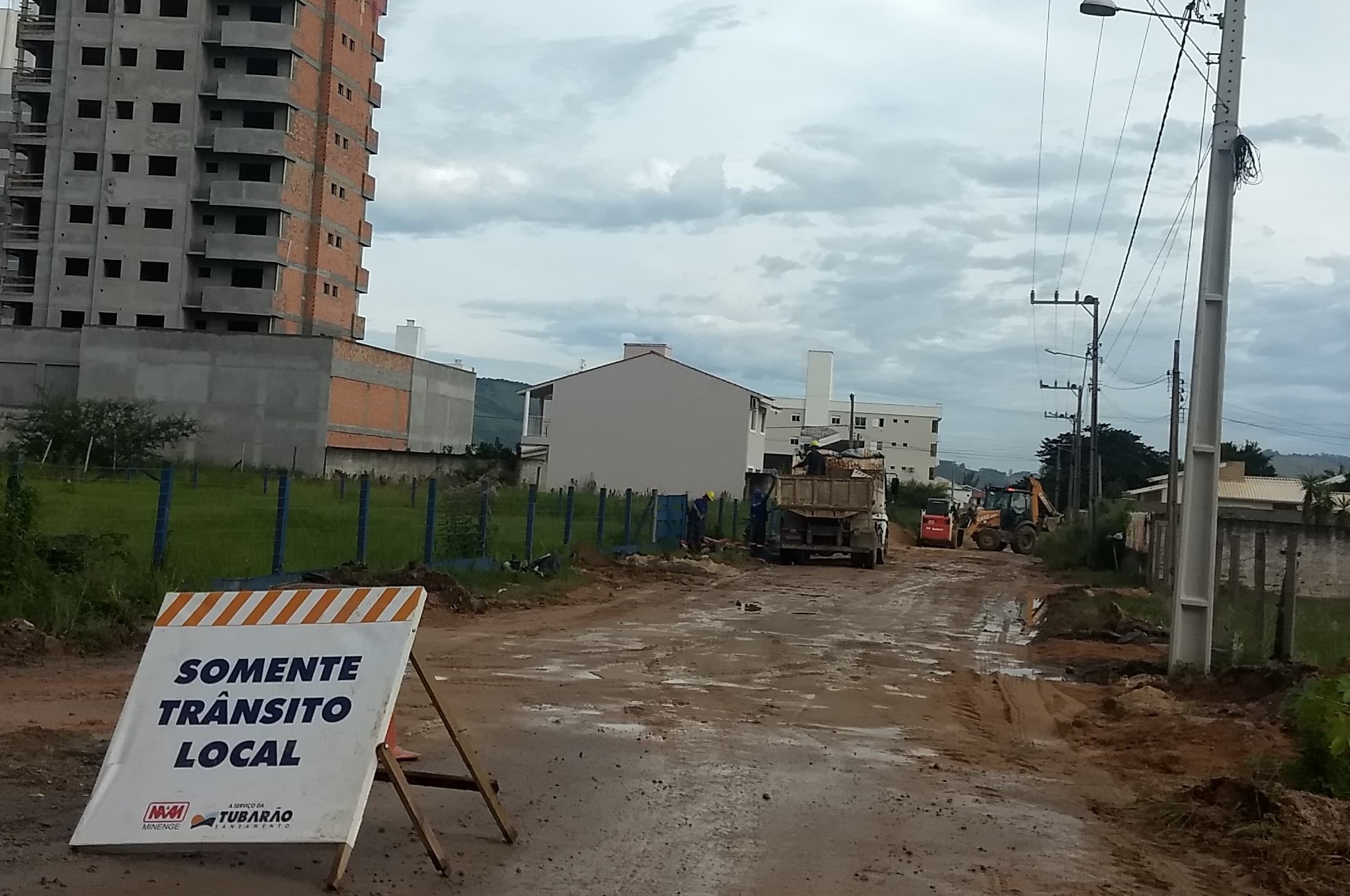 Chuva altera o cronograma de obras desta segunda-feira (22)