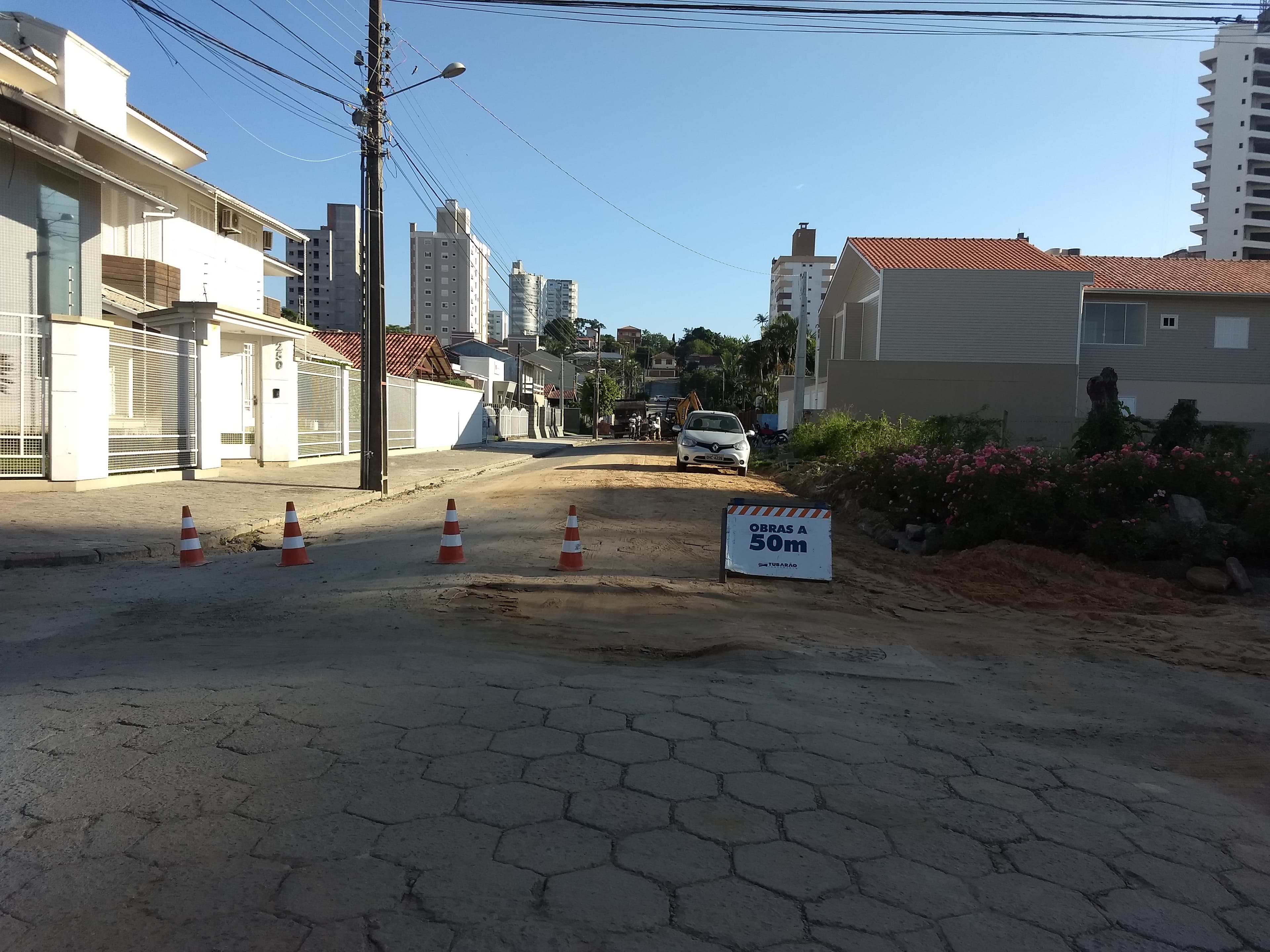 Nove ruas estarão em obras neste fim de semana