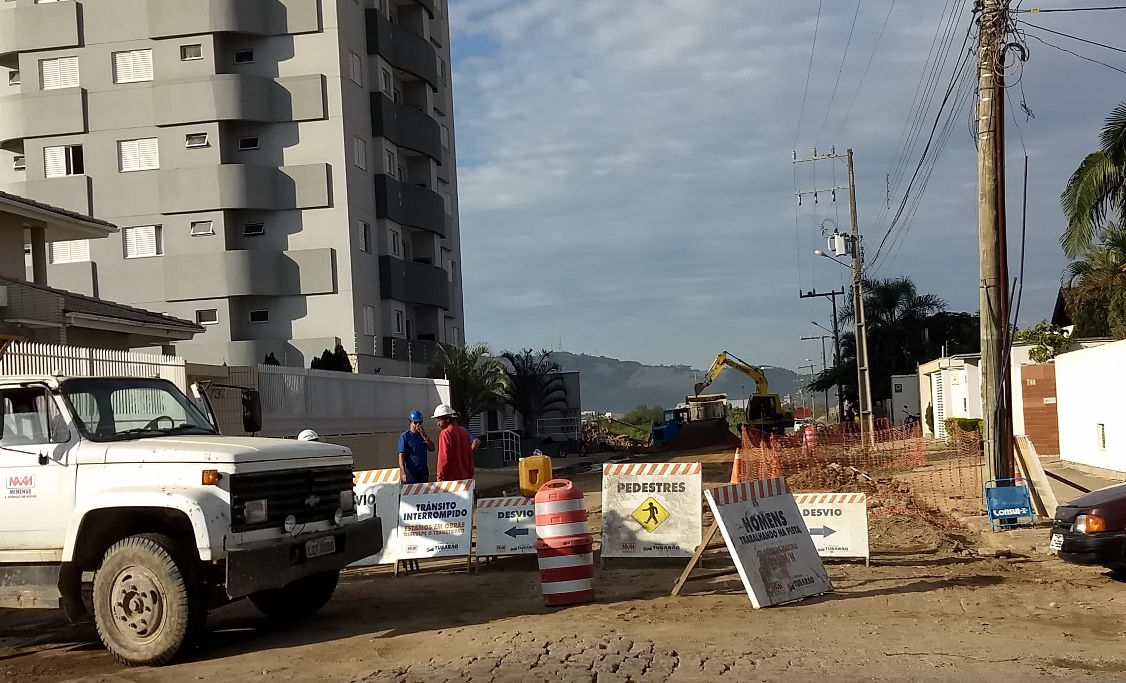 Duas ruas estarão em obras nesta sexta-feira (21)
