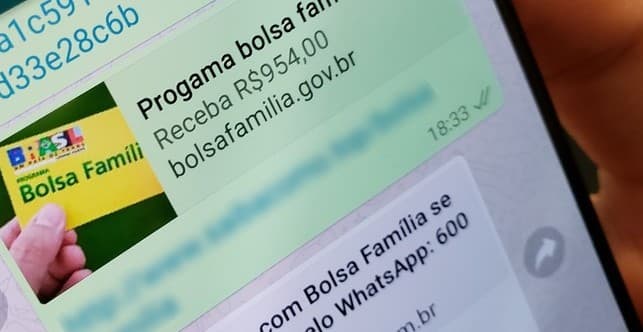 Promessa de liberação de 13º salário para beneficiários do Bolsa Família é golpe