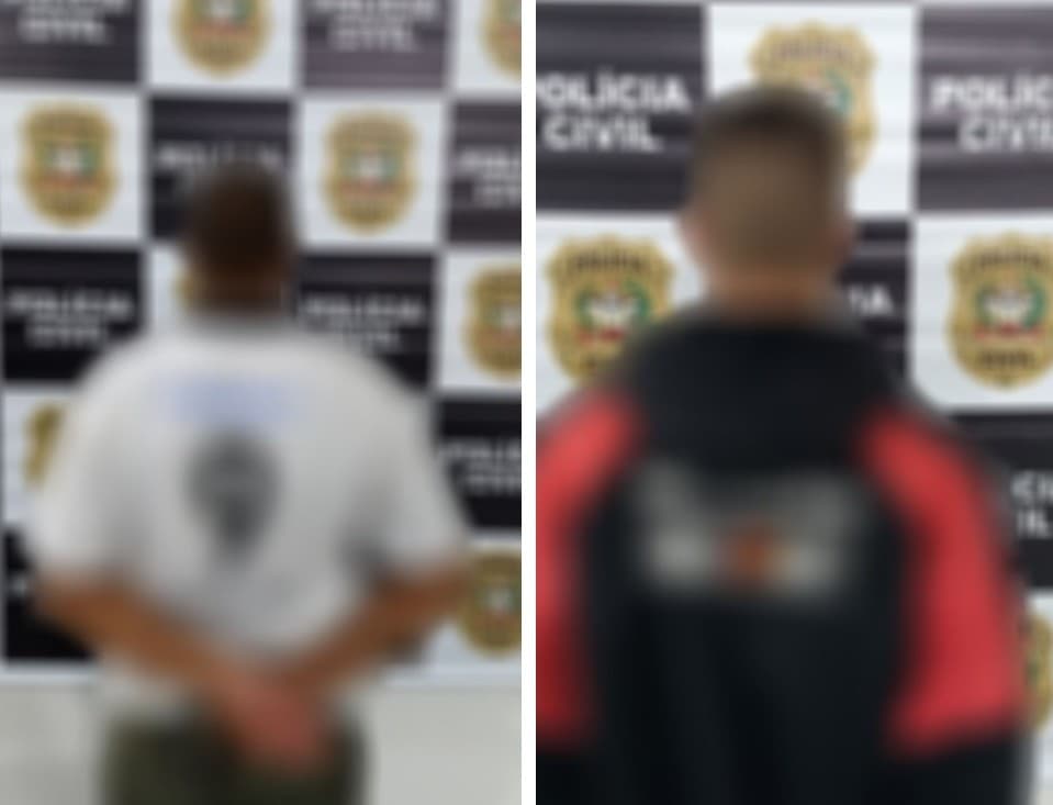 Três homens são presos por roubo; entre eles, pai e filho