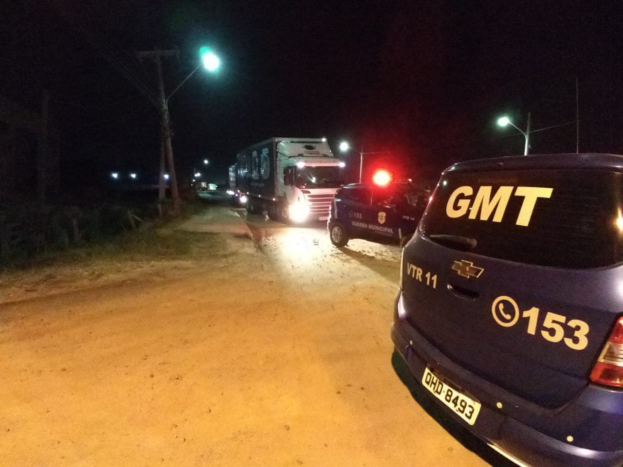 Veículos com excesso de peso podem causar problemas estruturais em ponte provisória