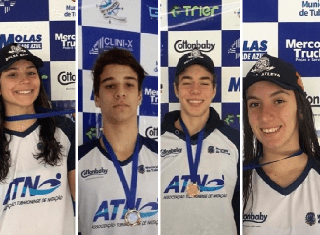 Quatro tubaronenses são convocados para a seleção catarinense de natação