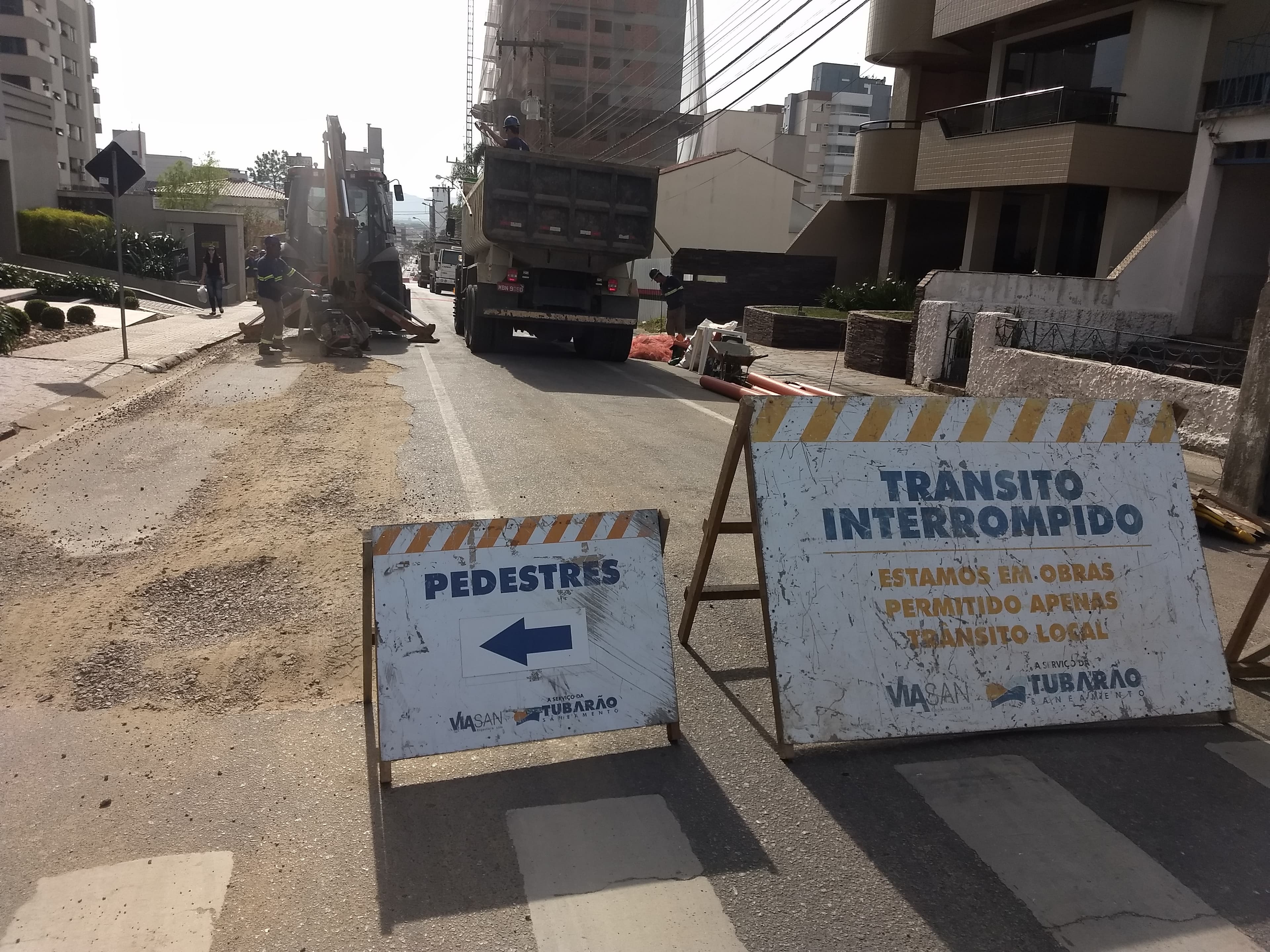 Seis ruas estarão em obras nesta terça-feira (21)