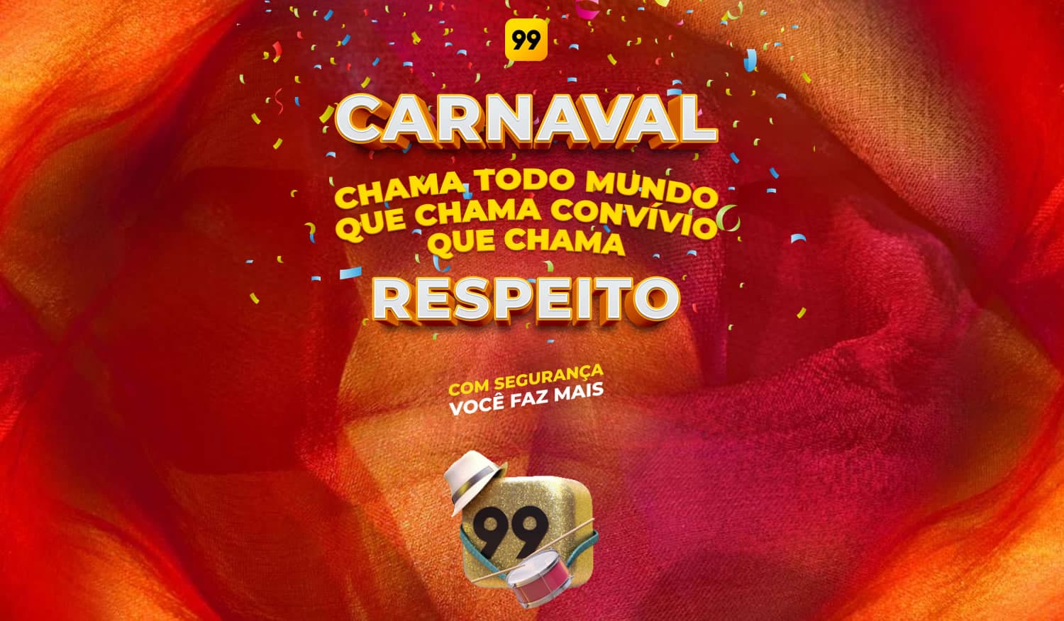 99 anuncia promoção em corridas para Delegacia da Mulher durante Carnaval