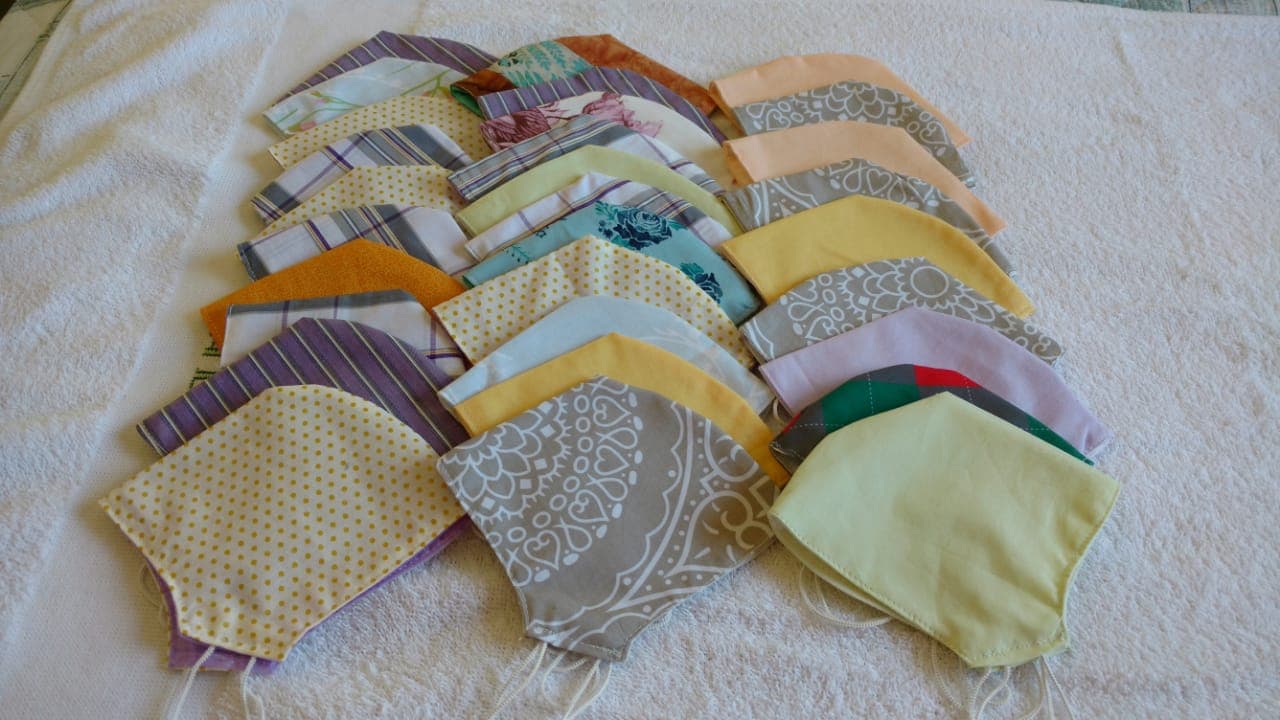 Famílias de baixa renda receberão máscaras de tecido