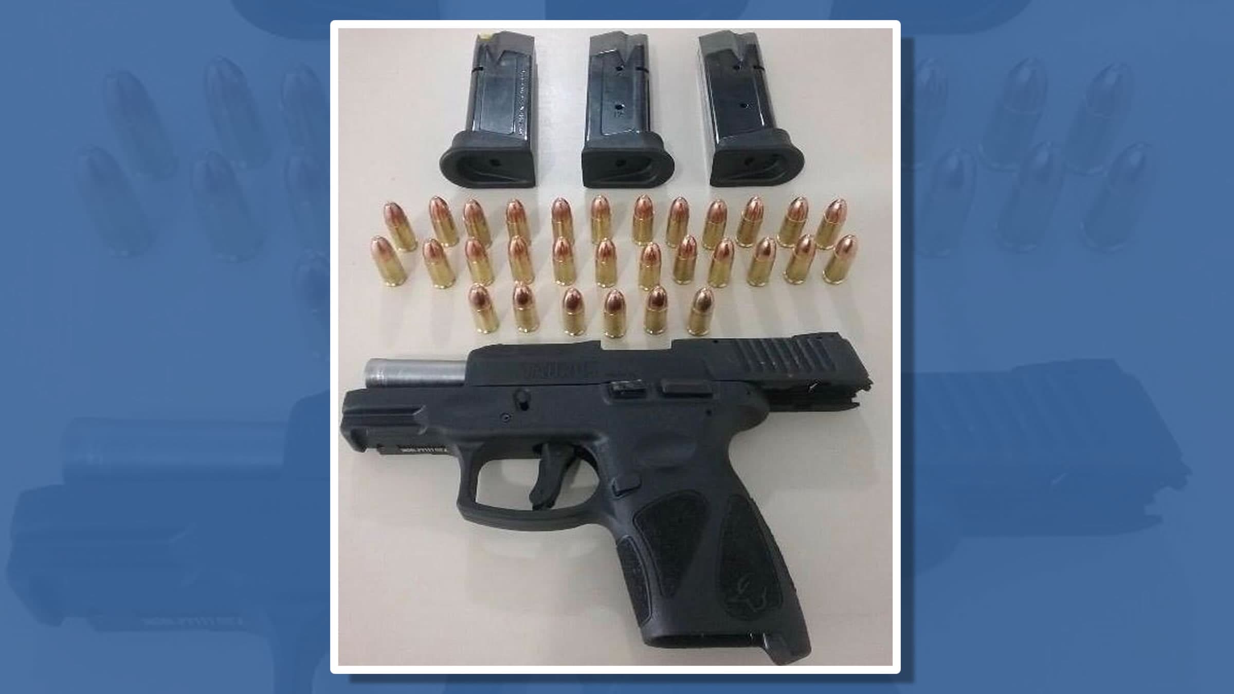 Homem é preso por porte ilegal de arma de fogo e ameaça