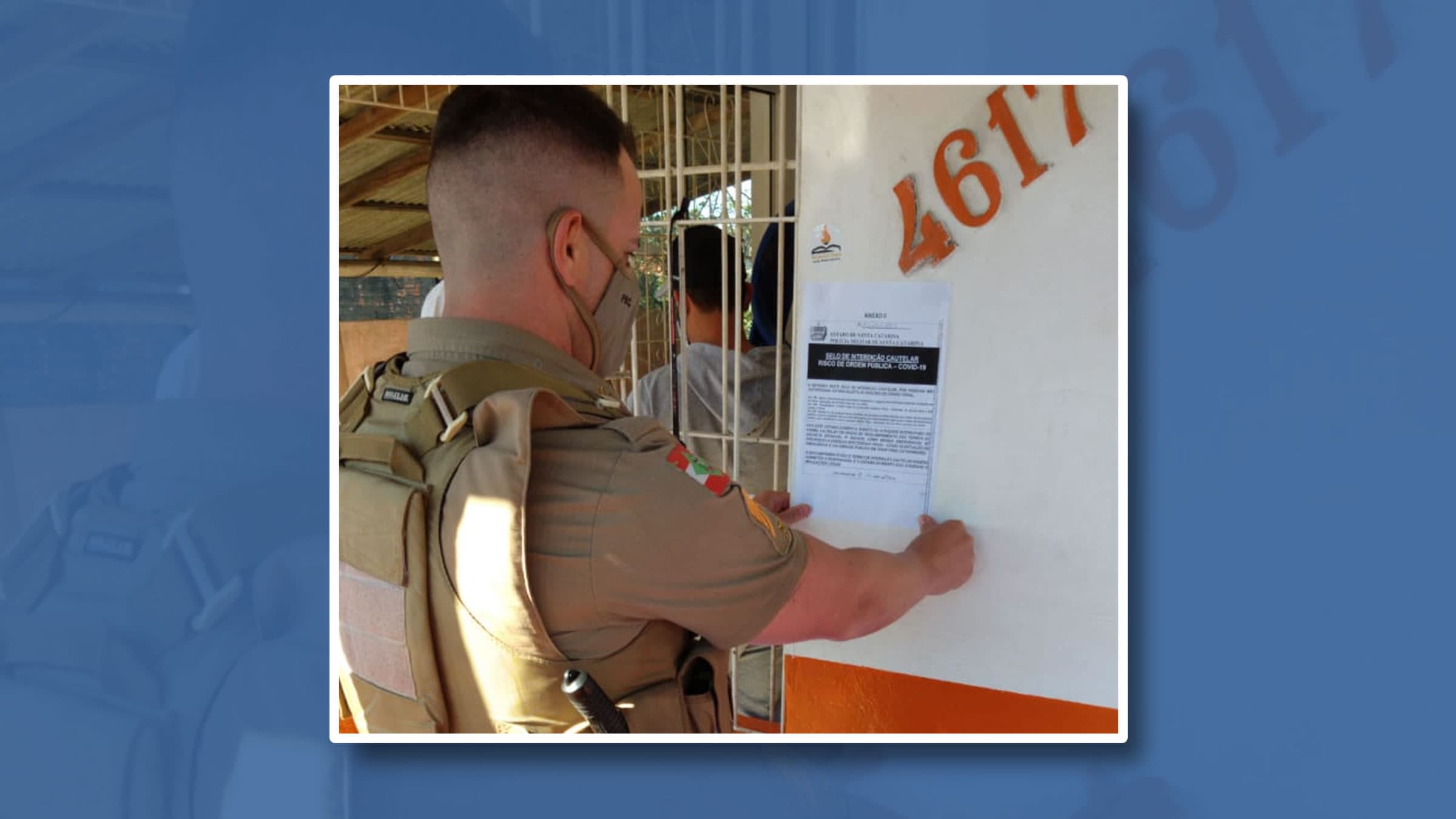 Bar no Andrino é interditado por descumprimento às normas de saúde