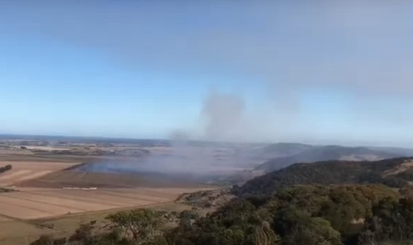 Fogo que causou nuvem de fumaça foi provocado, aponta Funat
