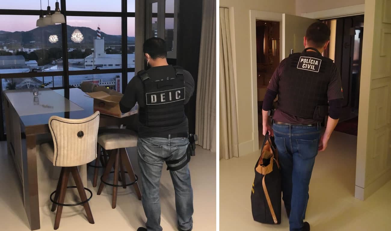 Suspeitos de fraudar licitações são presos em Tubarão e Treze de Maio