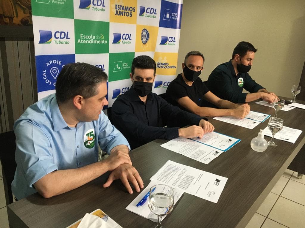 Encontro com candidatos: CDL e Sindilojas recebem Dr. Cristiano (MDB)