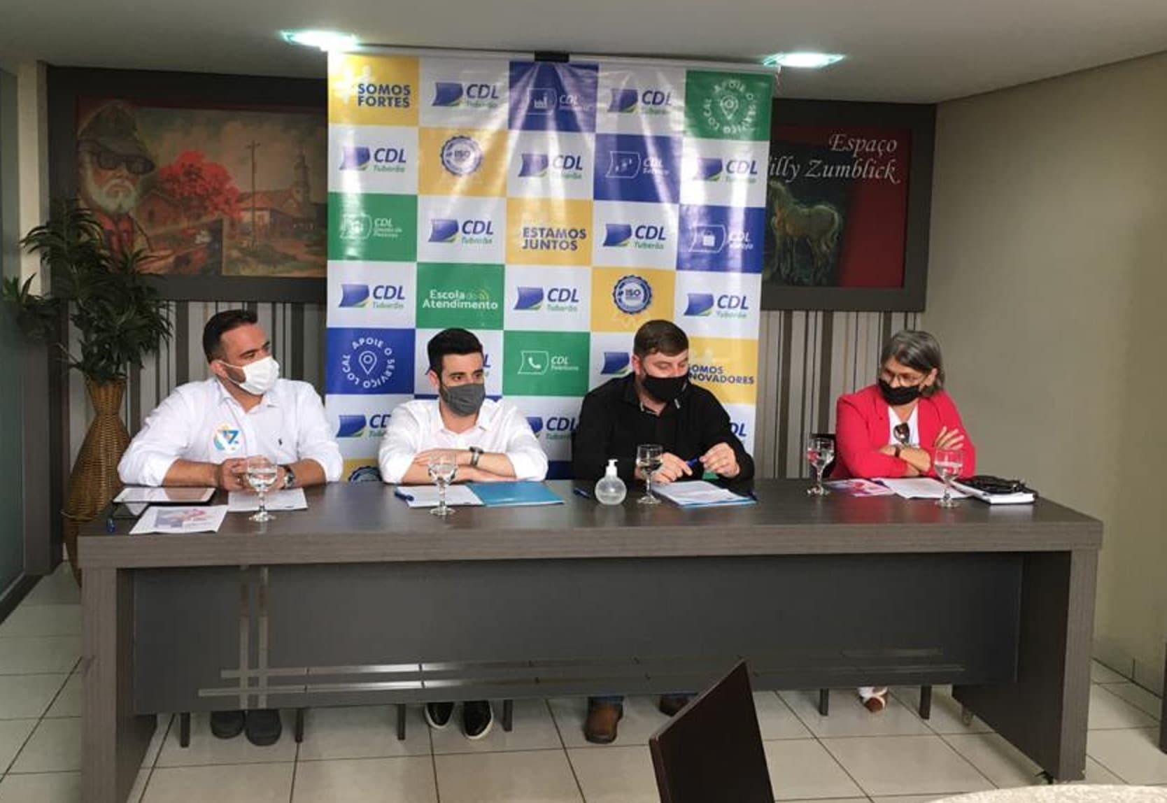 Em primeiro encontro com candidatos, CDL e Sindilojas recebem Diego Goulart (PSL)