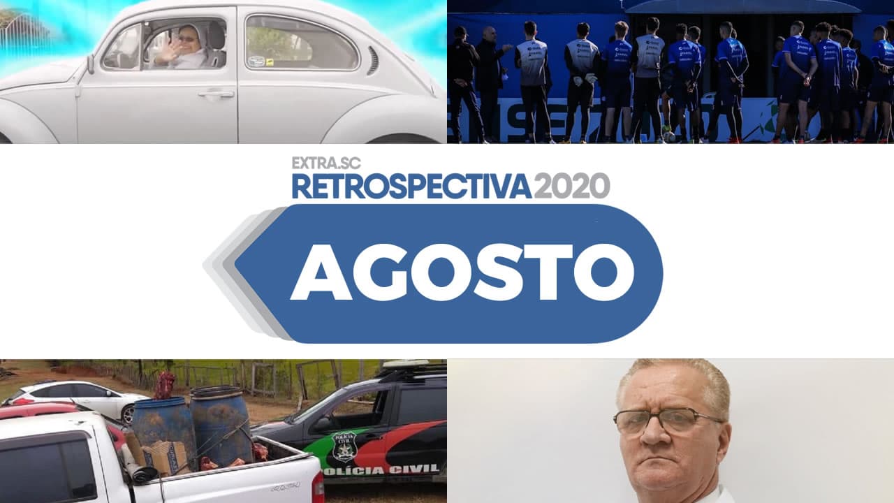 AGOSTO: Fusquinha abençoado, rebaixamento do Peixe, abatedouro de cavalos e morre Reginaldo Boppré