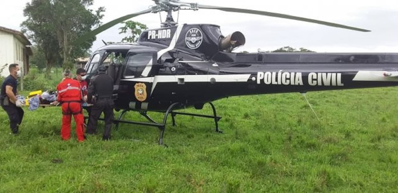 Serviço Aeromédico da Polícia Civil completa um mês no sul do estado