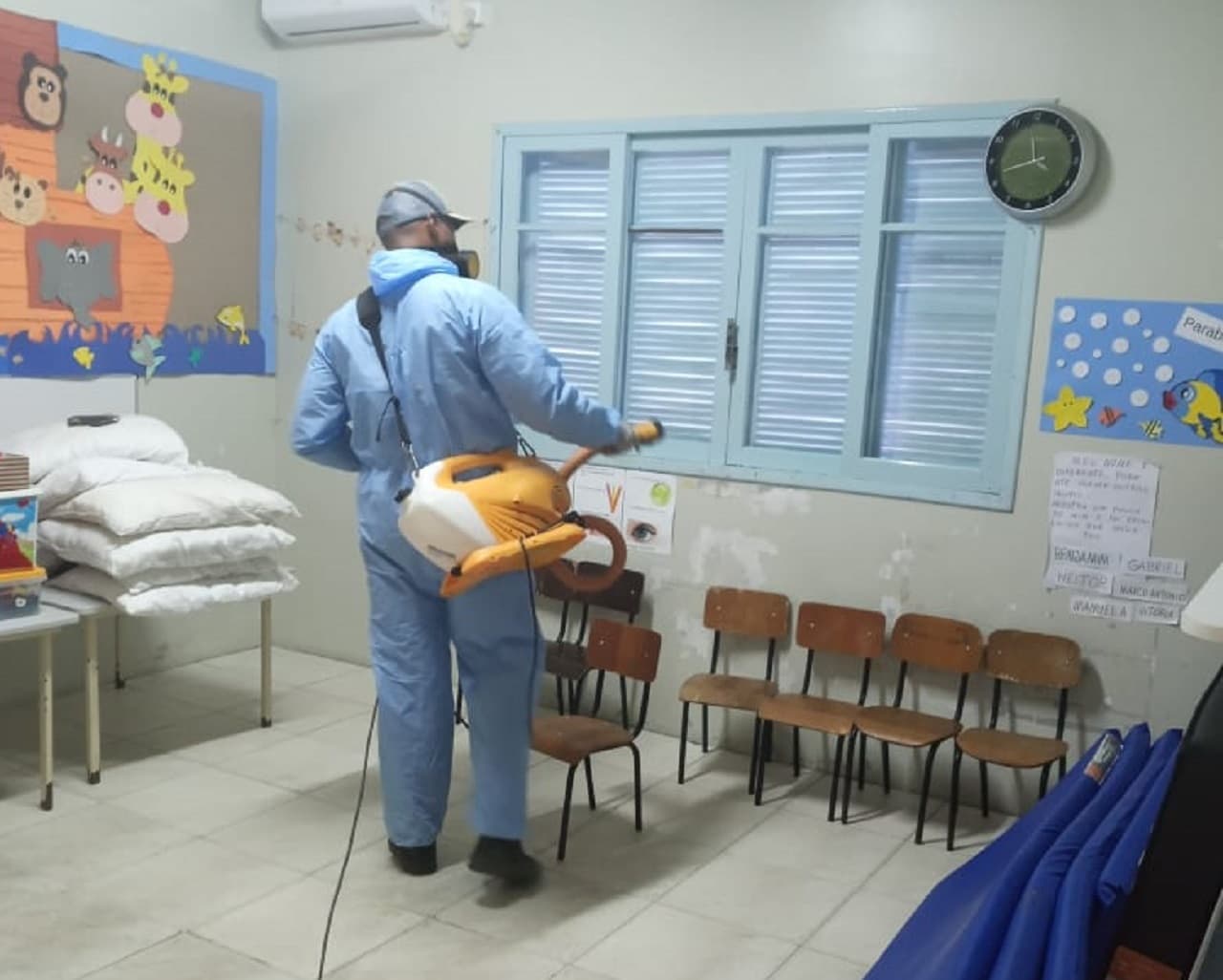 Centros de Educação Infantil de Tubarão são sanitizados