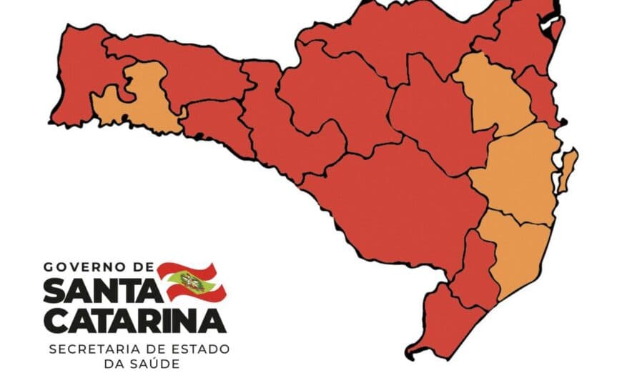 Após mais de dois meses, Amurel volta ao nível grave no Mapa de Risco de SC