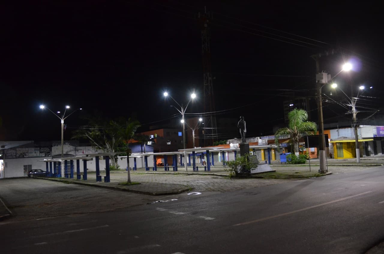 Terminal de ônibus da margem esquerda ganha novo sistema de iluminação