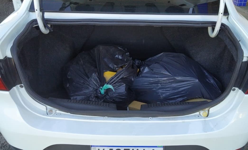 50 quilos de maconha são apreendidos na BR-101, em Tubarão