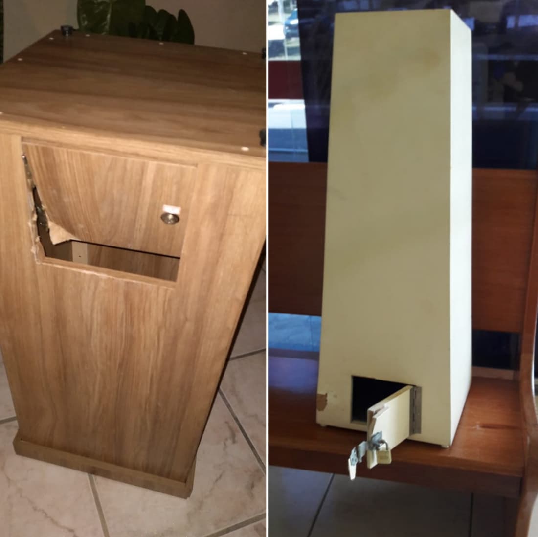 Homem que furtou caixas de ofertas de santuário é identificado