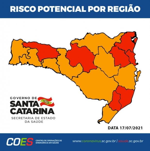 Mapa de risco evolui, mas Amurel segue em gravíssimo