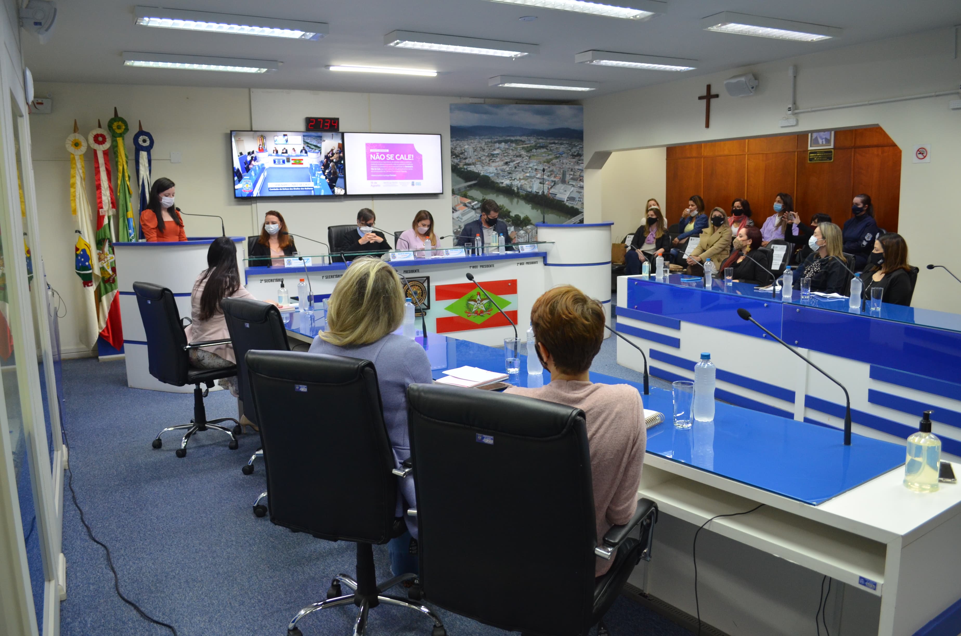 Seminário “Não se Cale” aborda violência contra mulher, direitos e cases de sucesso em Tubarão