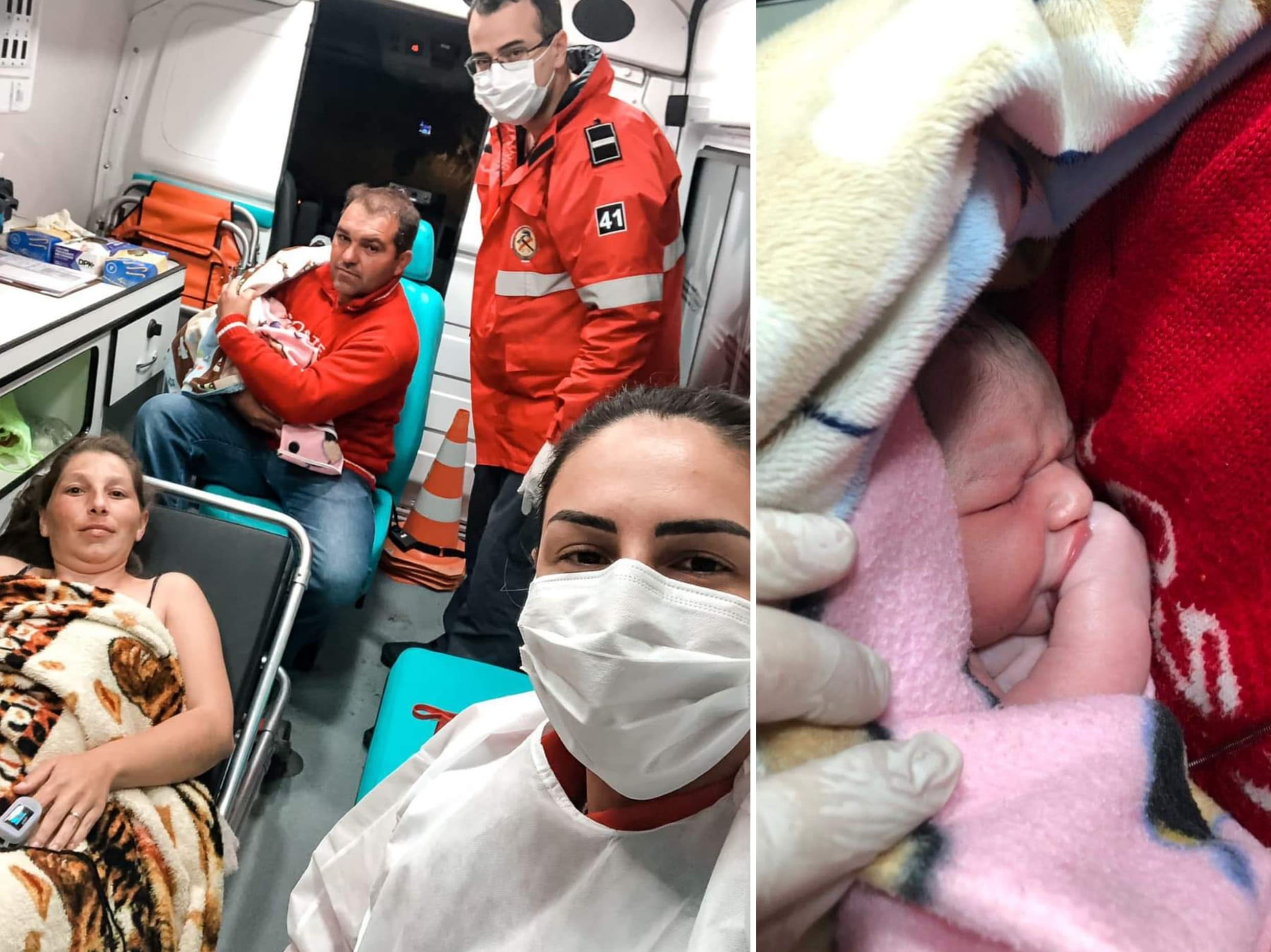 Sem tempo de chegar ao hospital, gestante tem parto em casa