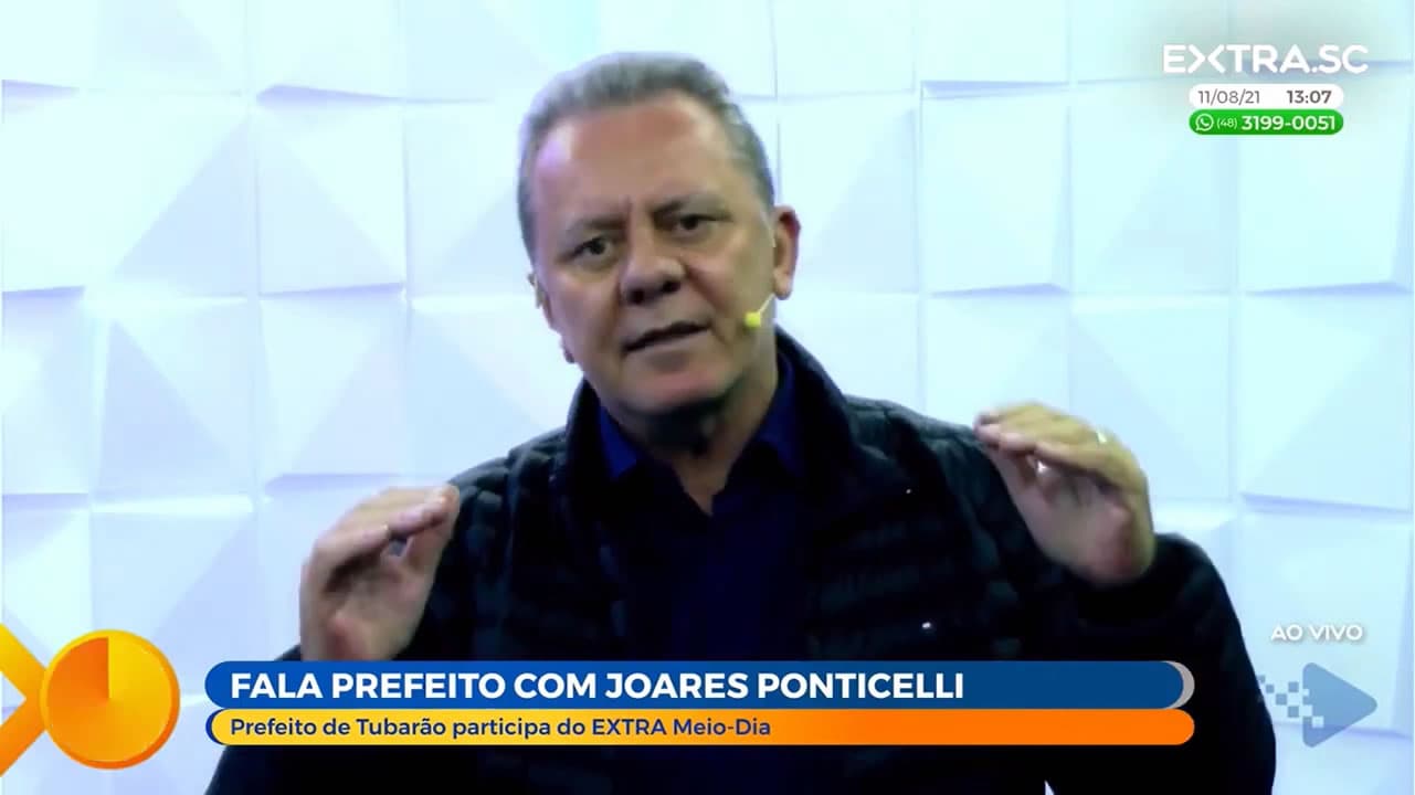 Prefeito Joares Ponticelli alerta sobre golpe no WhatsApp com seu nome