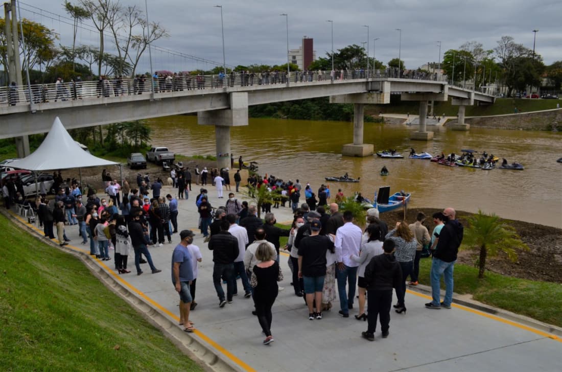 Rampas náuticas às margens do Rio Tubarão são inauguradas