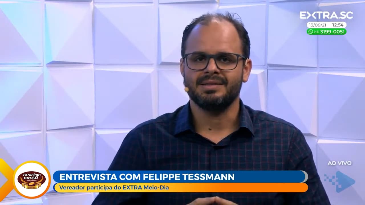 ASSISTA: Entrevista com o vereador de Tubarão, Felippe Tessmann (PSC)