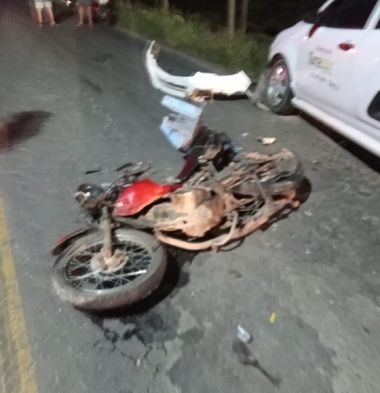 Motociclista fica gravemente ferido em acidente na SC-370
