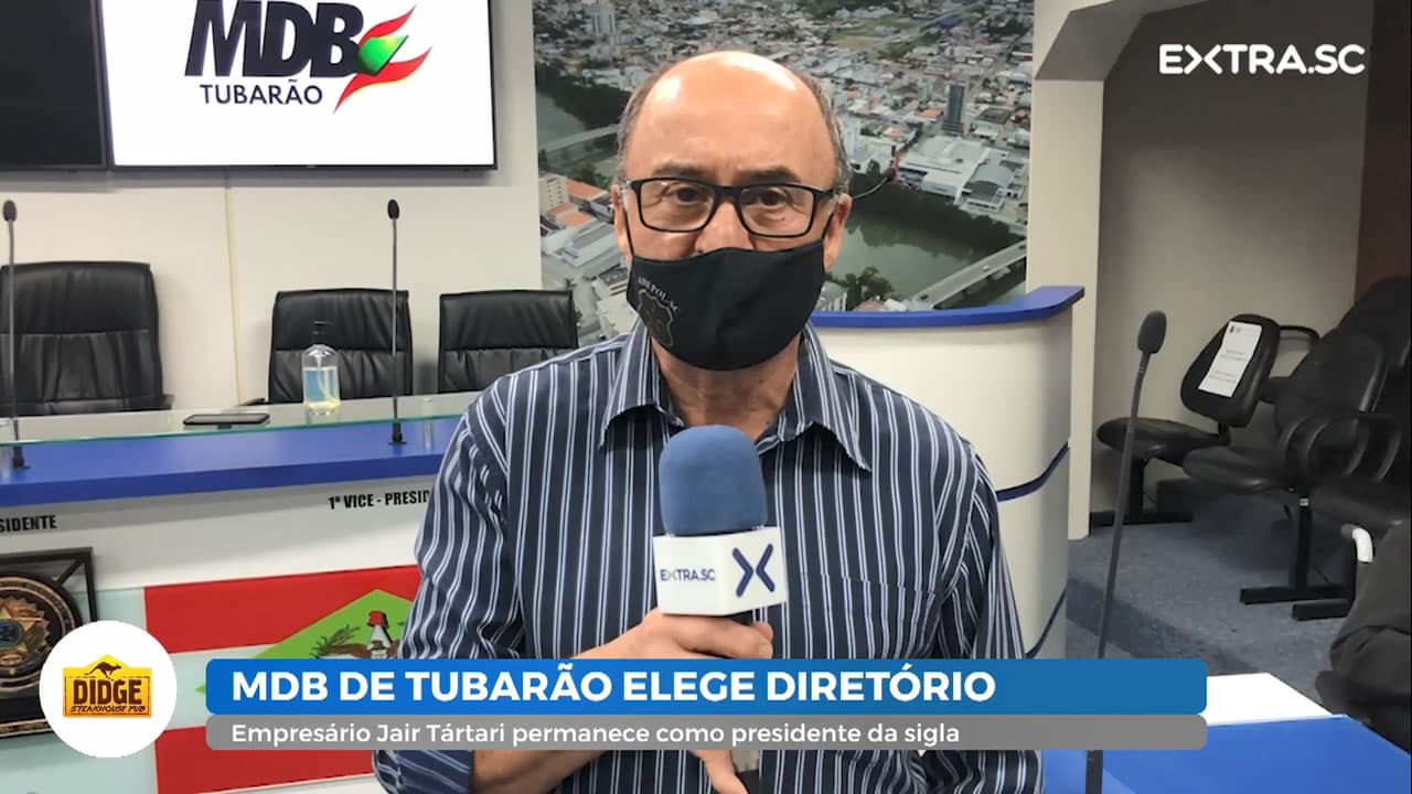 MDB de Tubarão escolhe nova executiva; Jair Tártari permanece na presidência