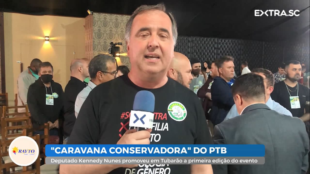 PTBistas da região formam diretórios durante estreia da "Caravana Conservadora"