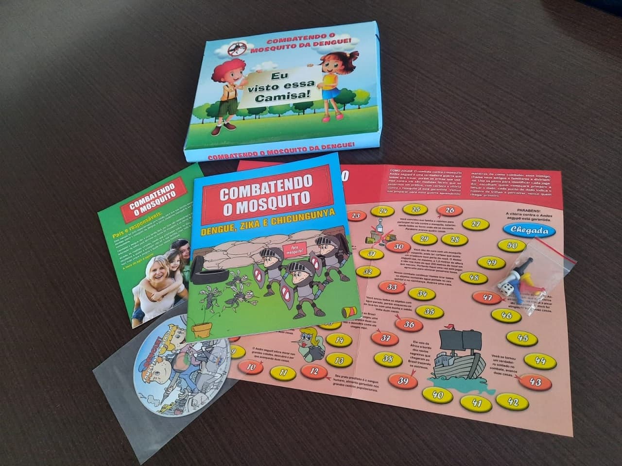 Estudantes de Braço do Norte recebem kits educativos sobre o Aedes Aegypti