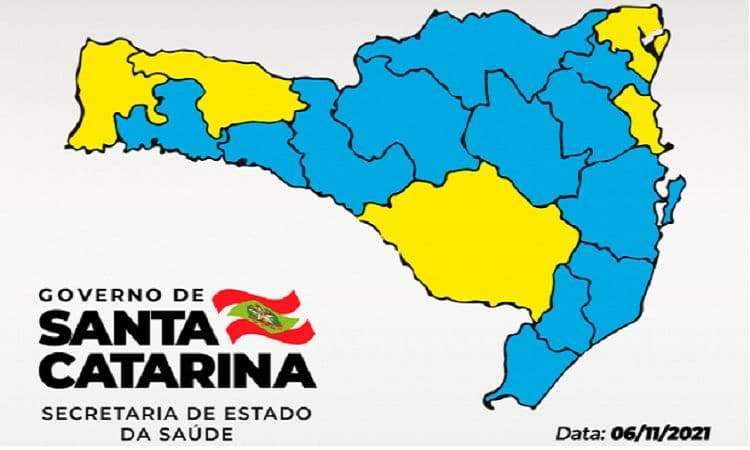 Amurel segue em nível moderado no mapa de risco da Covid-19