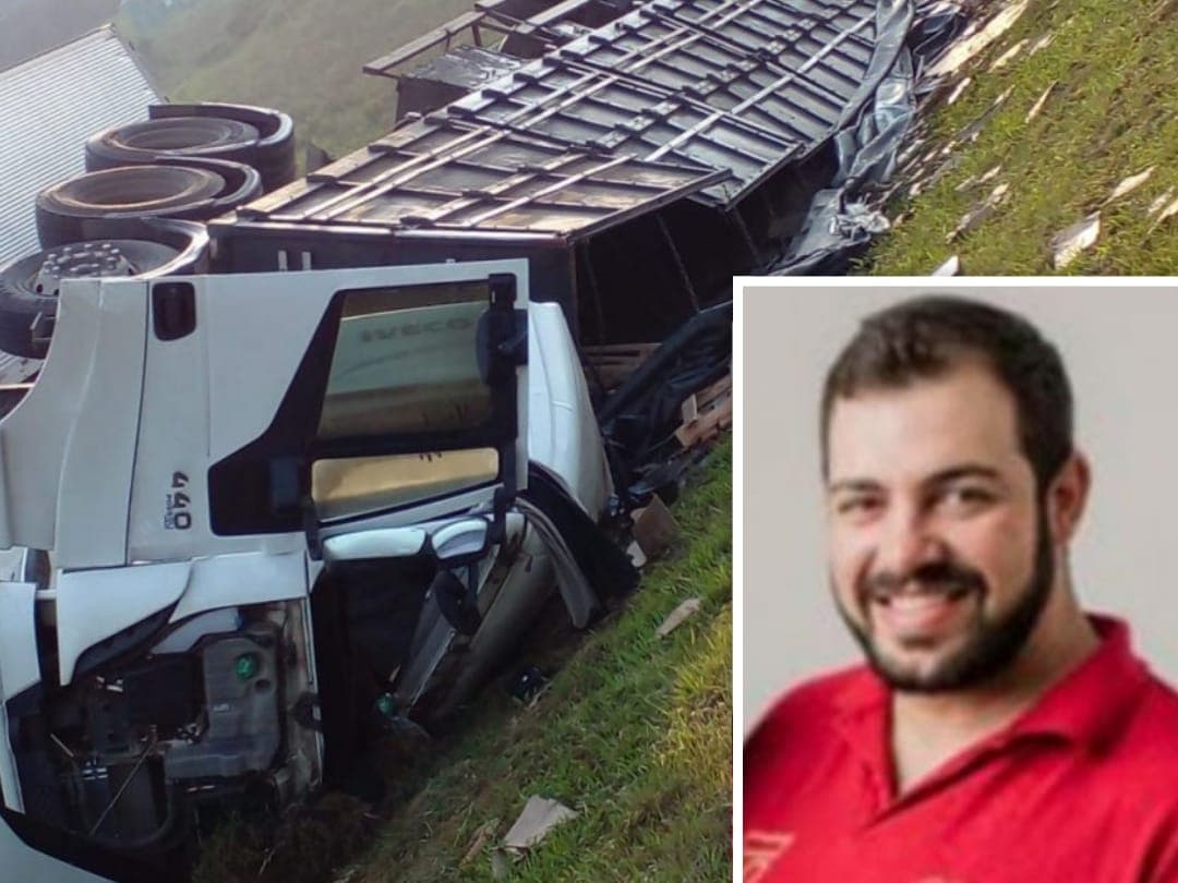Caminhoneiro de Braço do Norte morre em acidente no Paraná