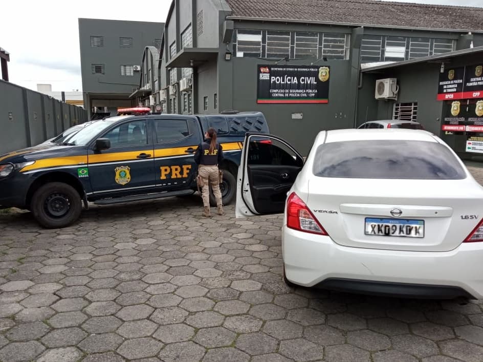 Carro locado em Porto Alegre e não devolvido é recuperado em Tubarão