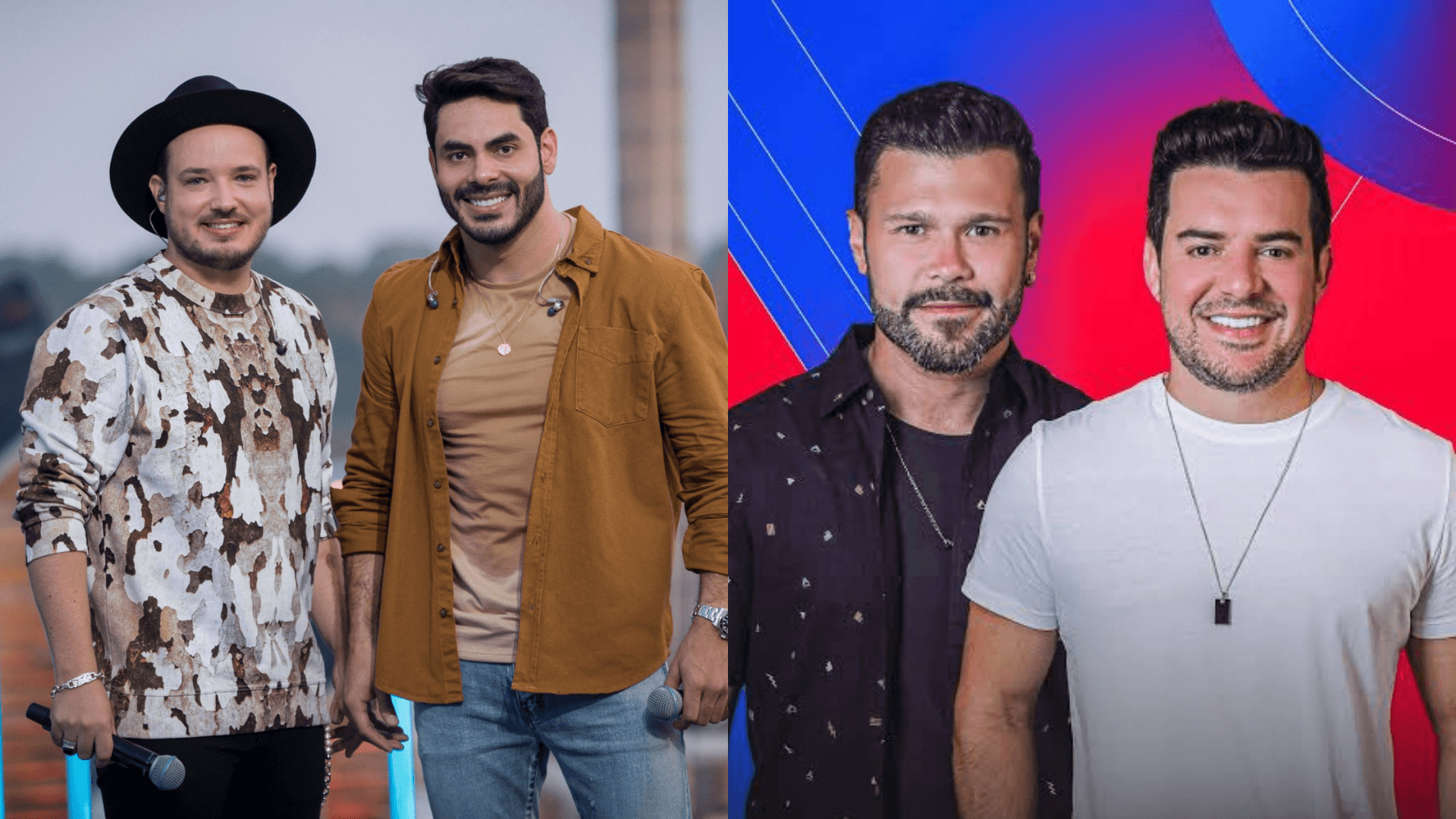 Israel e Rodolffo e Marcos e Belutti se apresentam no Hangar na Praia neste sábado (29)