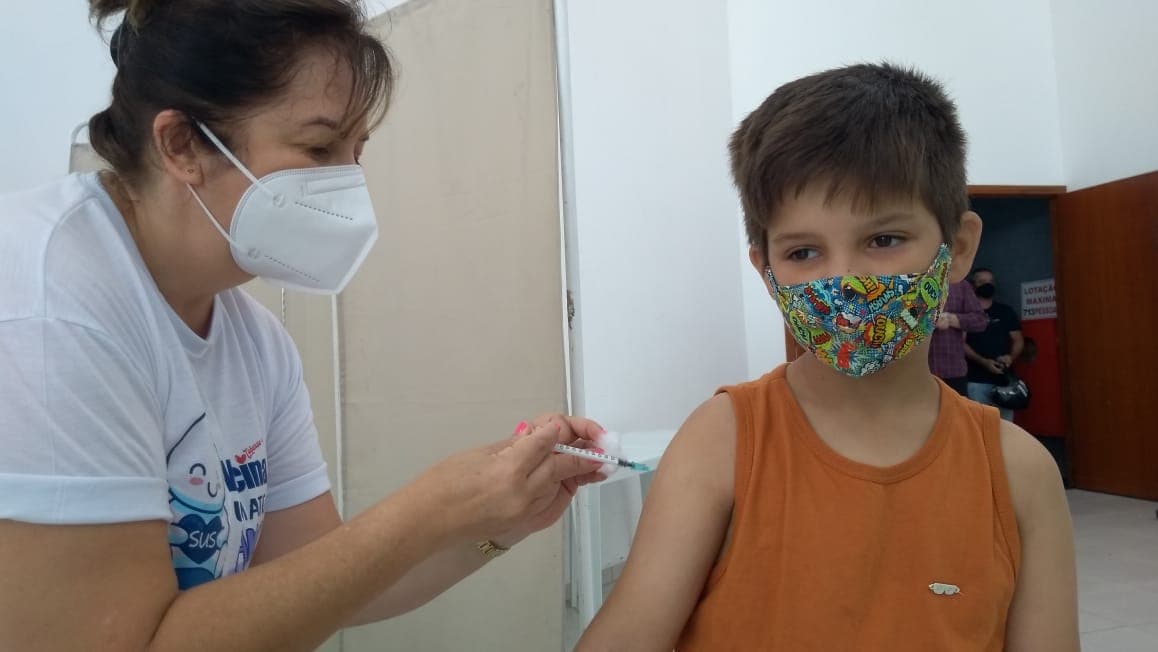 Vacinação contra a Covid-19 é aberta a crianças de 11 anos em Tubarão