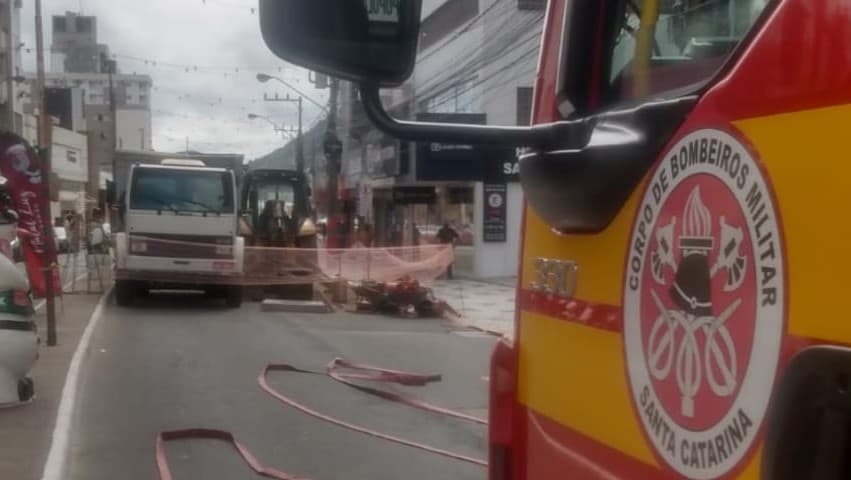 Vazamento de gás ocorre no Centro de Tubarão