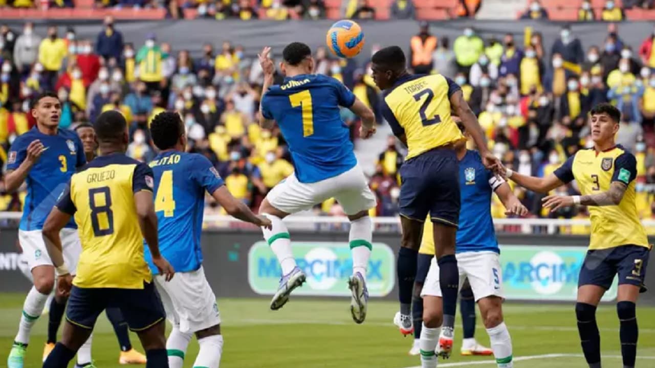 ELIMINATÓRIAS: Brasil e Equador empatam em jogo com arbitragem controversa