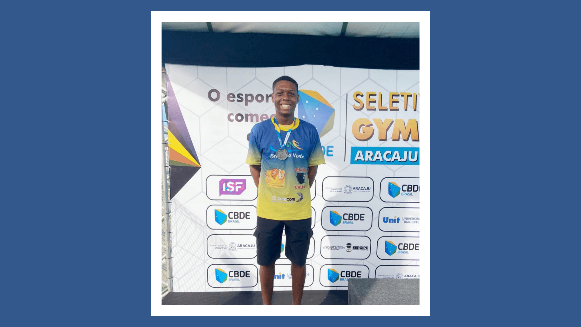Atleta de Braço do Norte é vice-campeão brasileiro no lançamento de disco