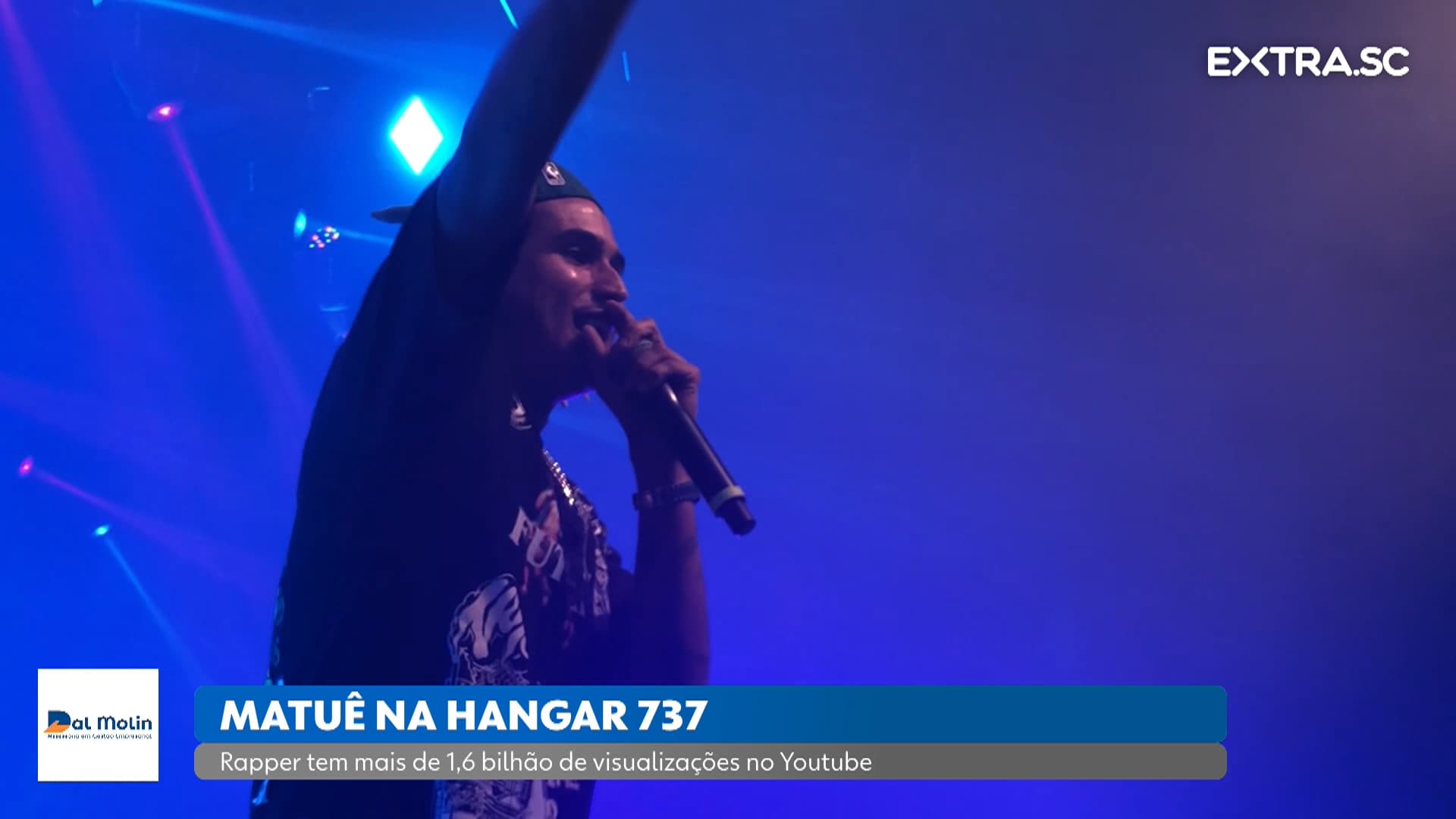 Rapper Matuê comanda a abertura da temporada da Hangar 737; assista!