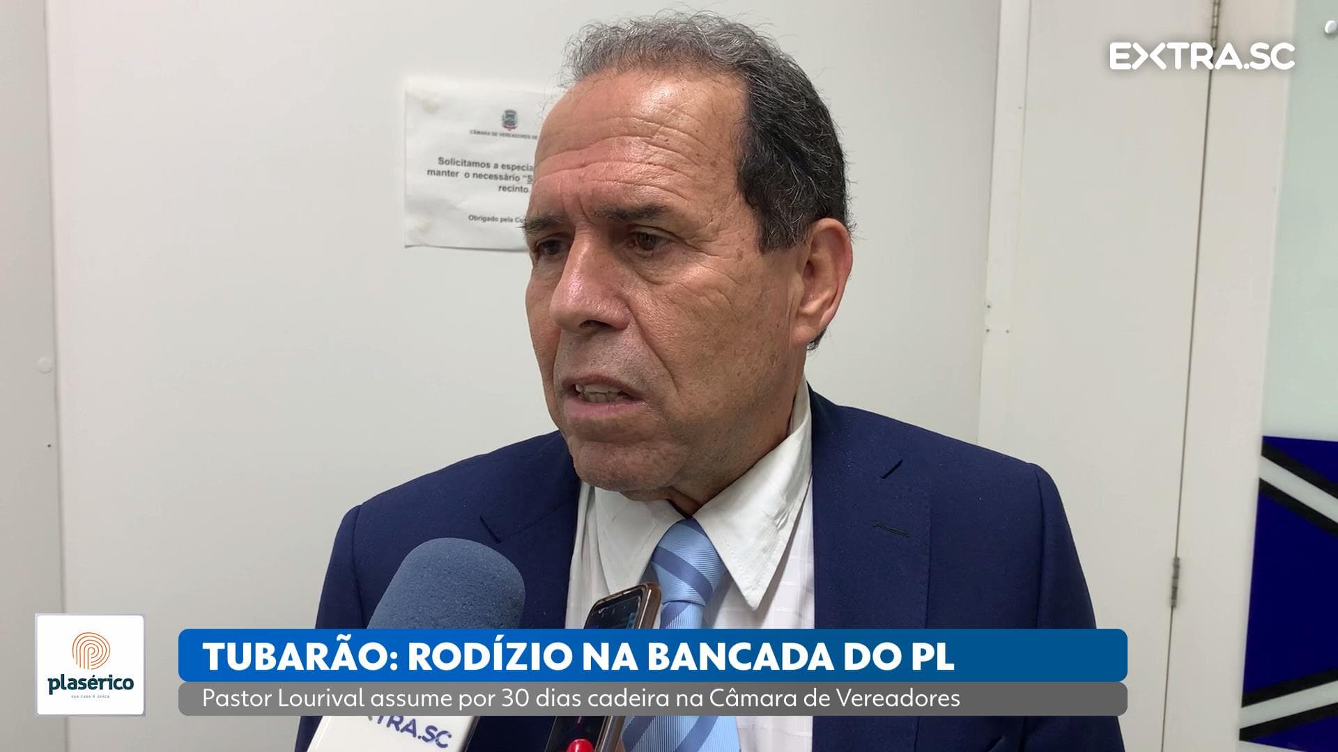 Pastor Lourival (PL) assume cadeira na Câmara e vai em busca de empresas para Tubarão