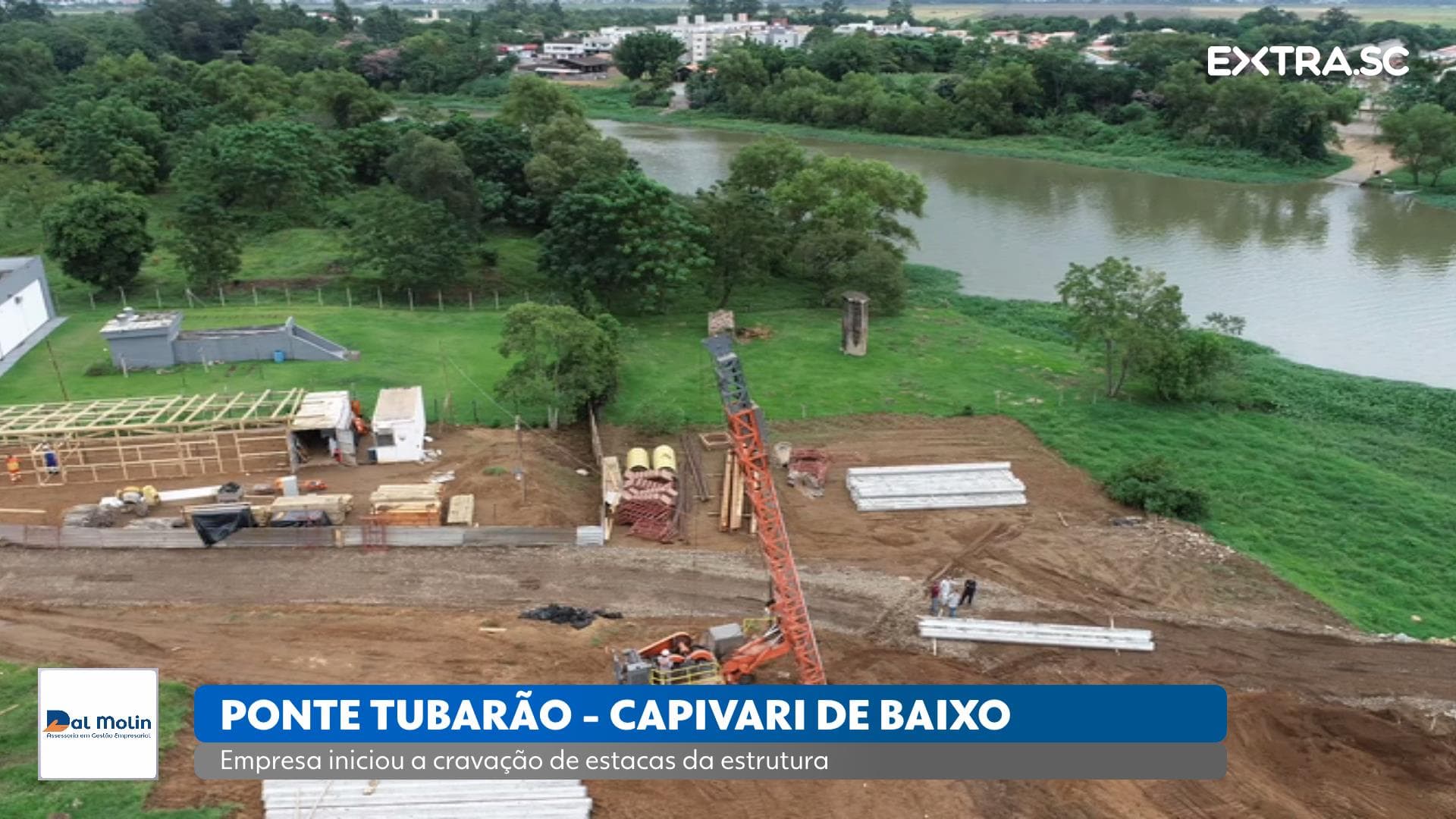 Cabeceira de Capivari de Baixo da ponte Stélio Cascaes Boabaid deverá estar pronta em 90 dias